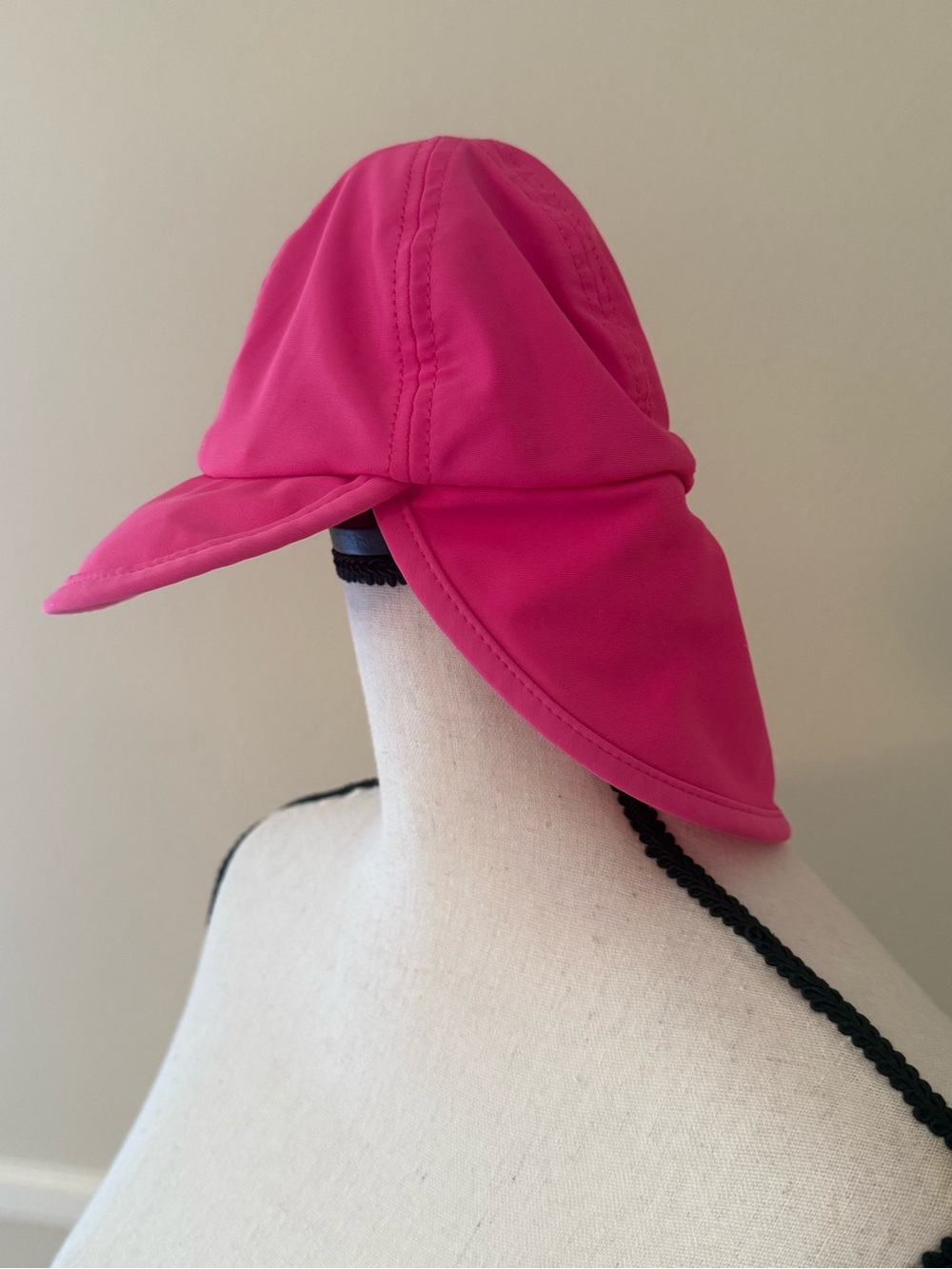 Pink, baby swim hat